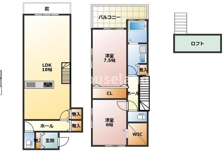 RAINBOW風土記の間取り