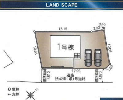 【区画図】 | 【新築戸建て】秋田市土崎港北第6