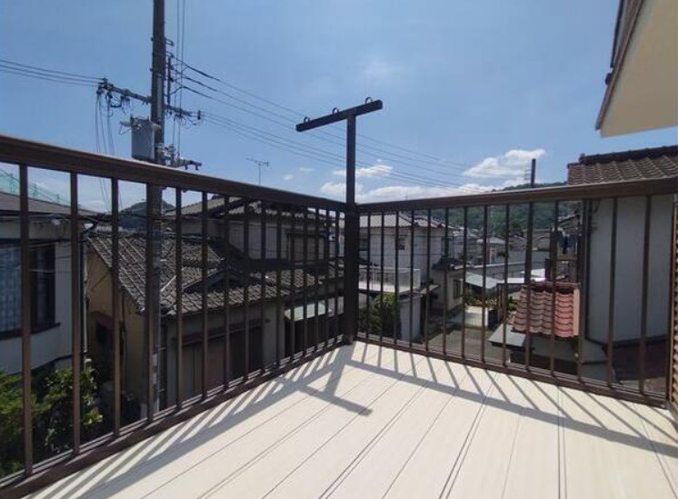 和歌山市内原のバルコニー