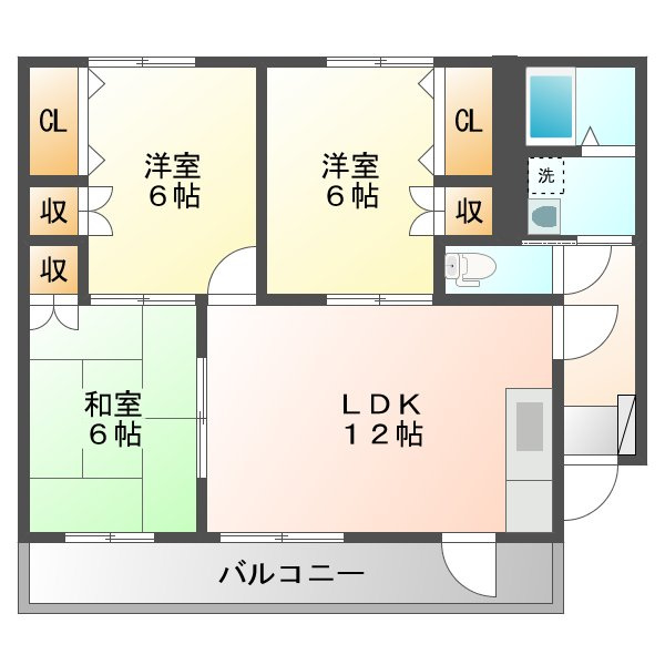 桜Ｂの間取り