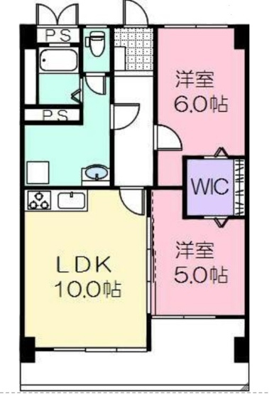 【間取り】 | 大羽マンション | 使いやすい間取りです。