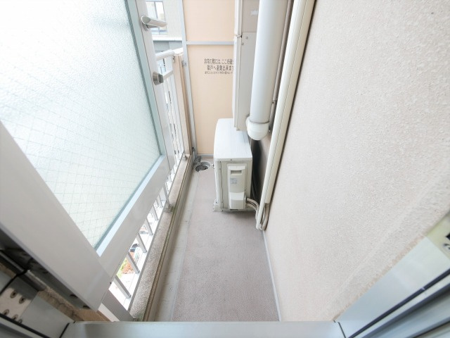 RIDGE北堀江のバルコニー
