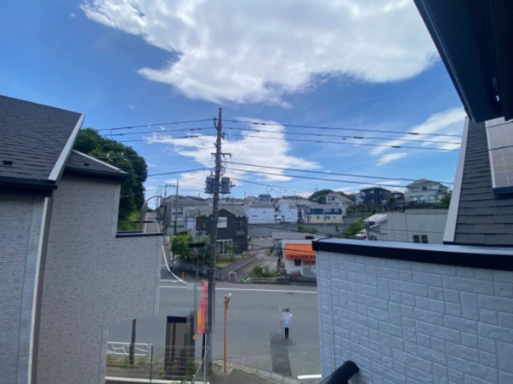 祝：成約済み　八王子市　散田町４丁目　新築戸建ての展望|～仲介手数料無料☆八王子ひなた不動産～八王子市散田町　新築戸建て