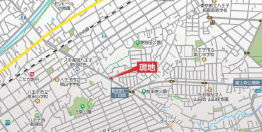 祝：成約済み　八王子市　散田町４丁目　新築戸建ての地図|～仲介手数料無料☆八王子ひなた不動産～八王子市散田町　新築戸建て