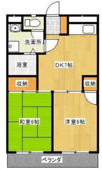 第1HIROハイツの間取り