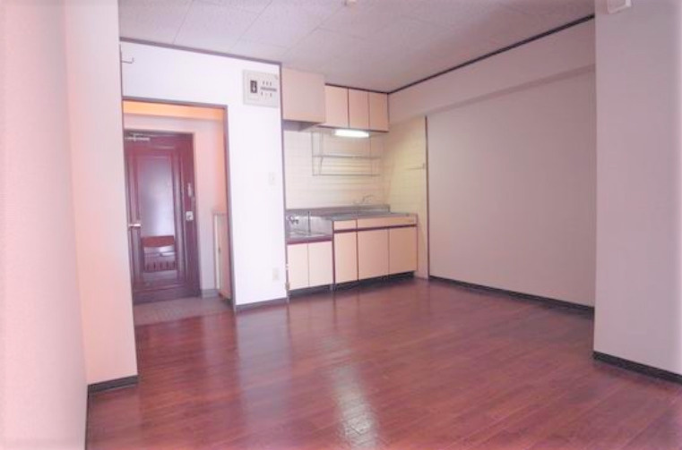 第1HIROハイツの玄関|収納もある玄関です