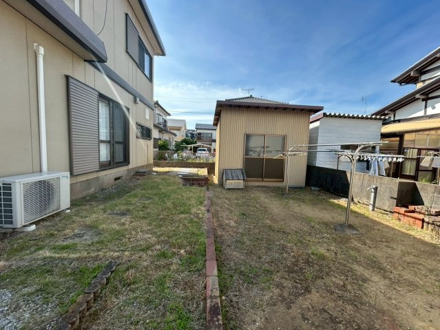 神栖市太田　中古戸建の庭