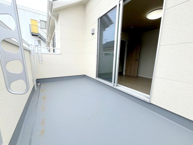 昭島市郷地町3丁目　新築分譲のバルコニー