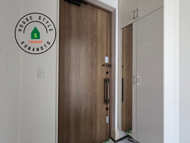 熊本市東区西原1丁目第1-2棟（1号棟）　の内観：施工例|二重ロックでしっかり防犯対策ができます。