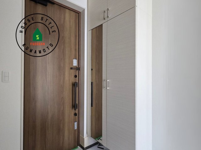 熊本市東区西原1丁目第1-2棟（2号棟）　の内観：施工例|二重ロックでしっかり防犯対策ができます。