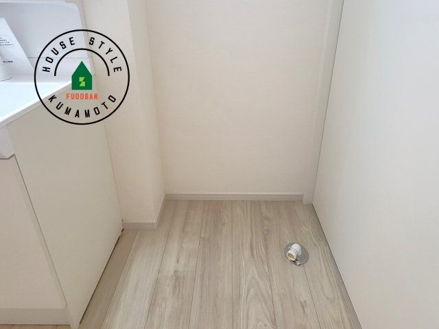 熊本市東区西原1丁目第1-2棟（2号棟）　の内観：施工例|ランドリースペースとなります。広々して有効的にご使用できます。 