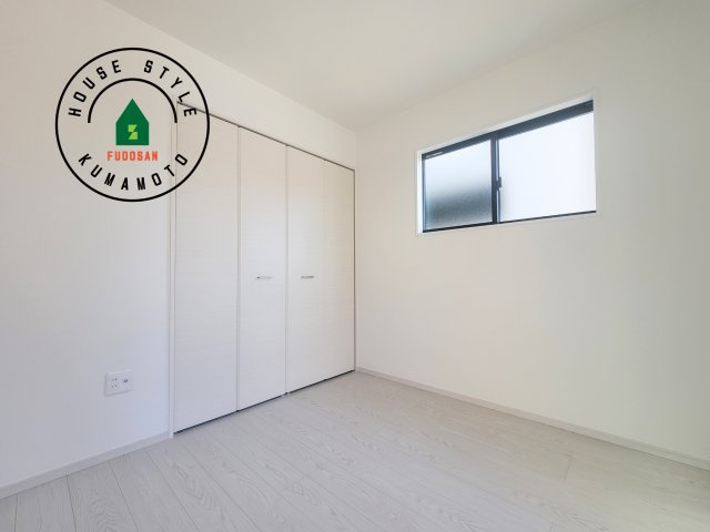 熊本市東区西原1丁目第1-2棟（2号棟）　の内観：施工例|将来的に、琉球畳を引きまして和室風にすることも可能です。