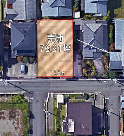 【土地図】 | 新潟市北区新元島町4000番45　解体更地渡し