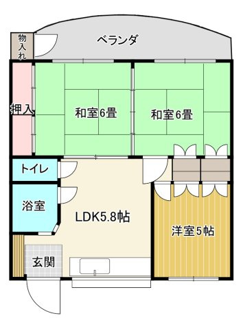 レジデンス大城の間取り