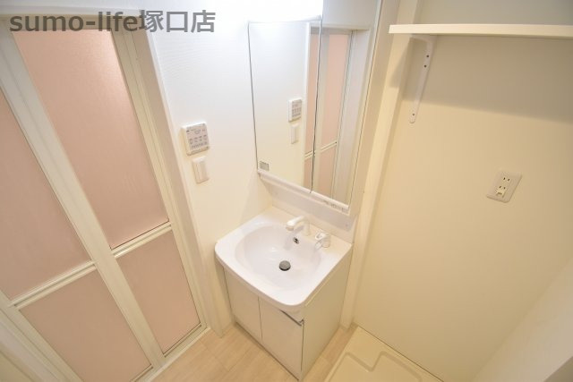 サンクラッソ塚口の洗面所
