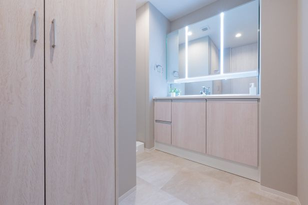 グランスイート虎ノ門の独立洗面台