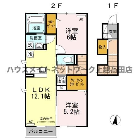 アネシス船見の間取り|間取図