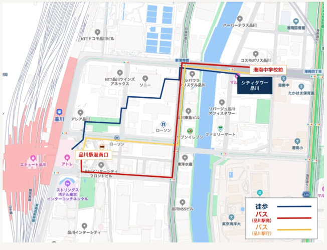【地図】 | ★仲介手数料無料★CITY TOWER SHINAGAWA（オーナーチェンジ物件・今後の発展が期待される港区港南エリア）