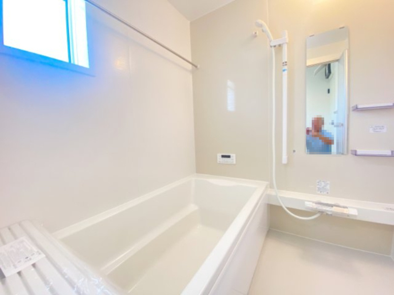 『八王子市新築戸建て』八王子元八王子町3-2153-114【仲介手数料無料】　新築戸建て　２４－１期の浴室|～仲介手数料無料☆八王子ひなた不動産～八王子市元八王子町　新築戸建て