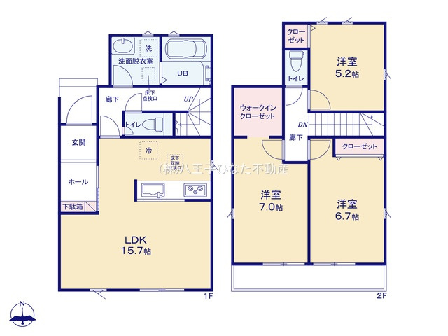 『八王子市新築戸建て』八王子元八王子町3-2153-114【仲介手数料無料】　新築戸建て　２４－１期