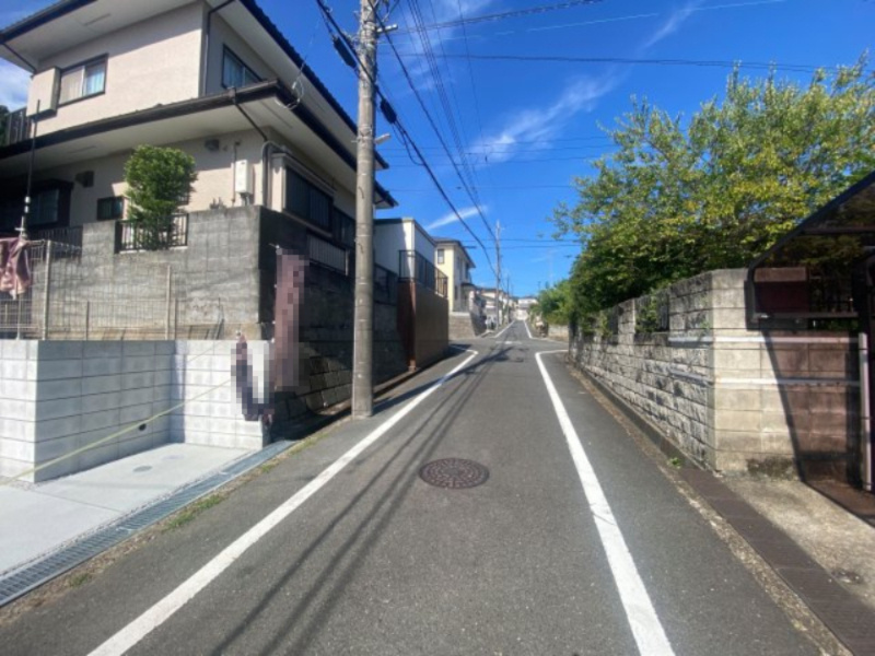 祝：成約済み　八王子市　元八王子町　新築戸建て　１期の前面道路含む現地写真|～仲介手数料無料☆八王子ひなた不動産～八王子市元八王子町　新築戸建て