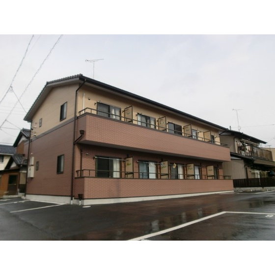 岐阜市黒野のアパートの外観