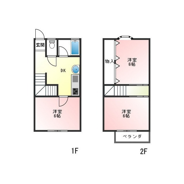 クレセントＫＡＺＵの間取り
