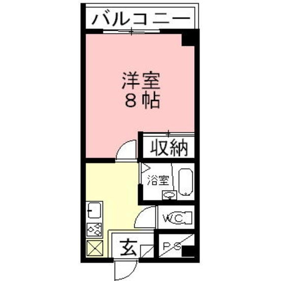 岐阜市加納安良町のアパートの間取り