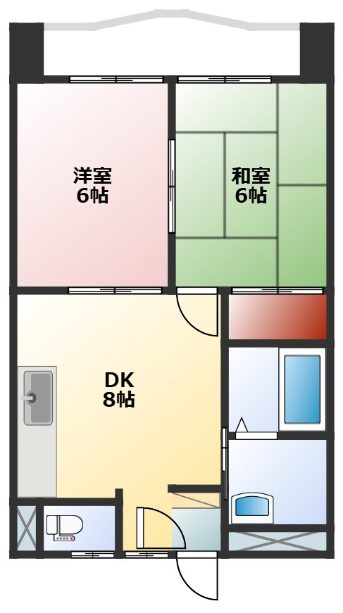 メゾンパークサイドの間取り