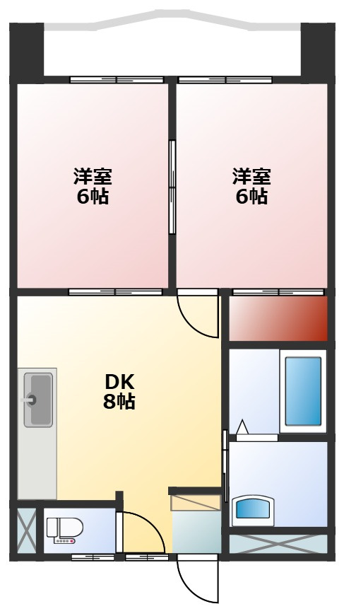 メゾンパークサイドの間取り