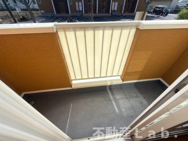 プレシード笹原Ｂのバルコニー