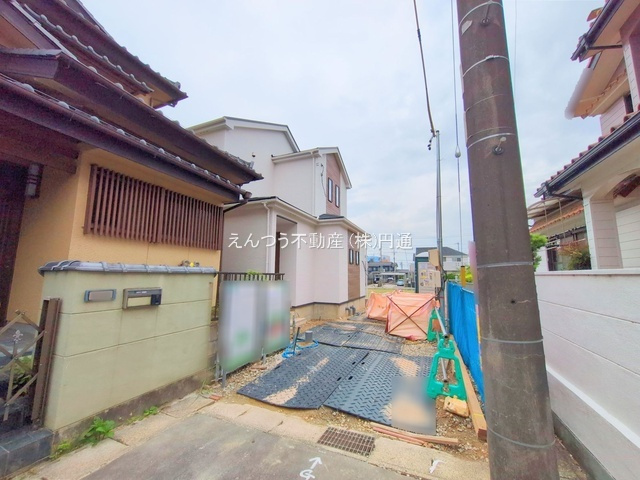 リナージュ石田町23-1期の前面道路含む現地写真