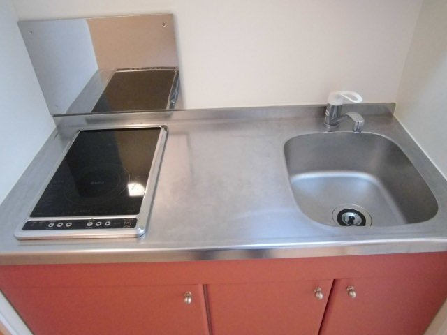 レオネクストバレンシアのキッチン|二口電気コンロです。