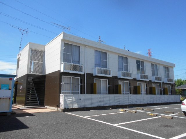 レオパレスメゾンパークの外観|おしゃれな外観です