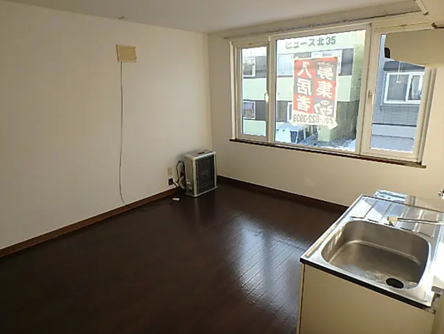 札幌市東区北三十五条東12丁目　一棟アパート　現況満室稼働中のキッチン