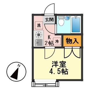 リバーパーク一之江Aの間取り