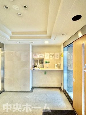 【受付】 | アーデル船堀パークサイト | 受付(管理人室)。