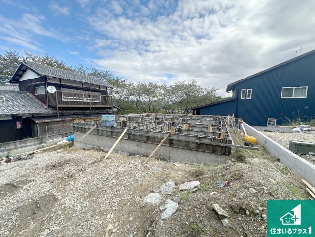 湖南市柑子袋西　第1期　新築一戸建ての外観|現在建築中！落ち着いた街並みで新生活を始めることが出来そう！周辺の物件も併せてご紹介させて頂きます！