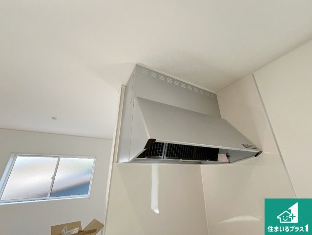 湖南市柑子袋西　第1期　新築一戸建ての設備|汚れにくいスロットフィルタでお手入れラクラク！ＬＥＤ照明付き！