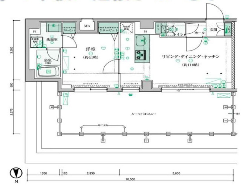 リヴシティ西早稲田の間取り