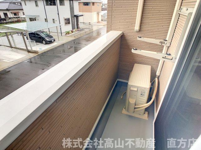 アステリア感田Ⅱのバルコニー