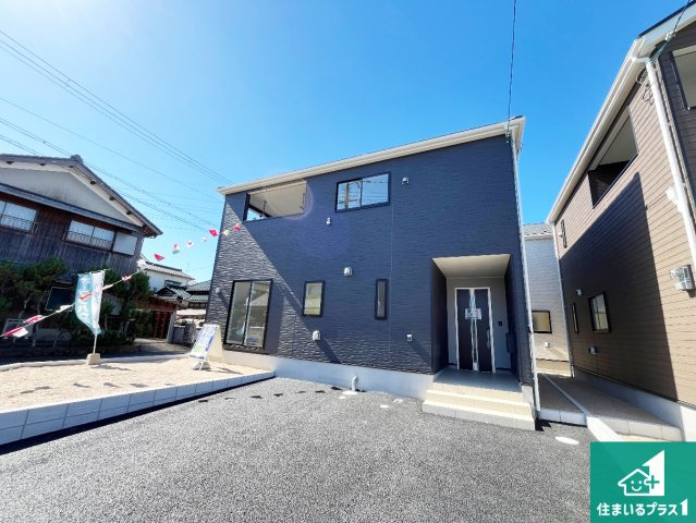 野洲市六条　第1期　新築一戸建ての外観|お客様に長く安心して住んでいだだける事にこだわった家づくり！住んでからのアフターサービスにもしっかりと取り組んでいます！