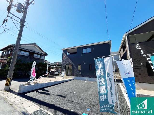 野洲市六条　第1期　新築一戸建ての外観|お客様に長く安心して住んでいだだける事にこだわった家づくり！住んでからのアフターサービスにもしっかりと取り組んでいます！