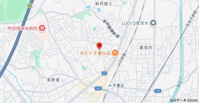 サンフレア千里丘の地図