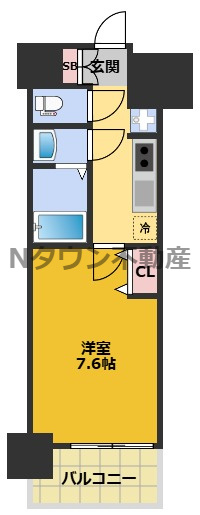 【間取り】 | ディアレイシャス名古屋中村公園 | 間取りです。