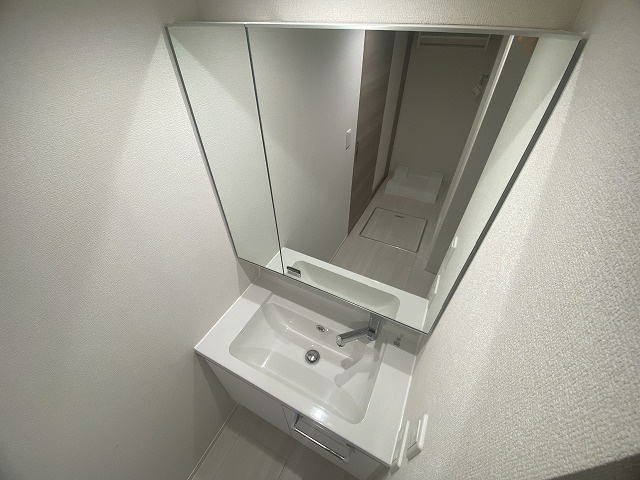 神戸市長田区東尻池町１丁目のアパートの洗面所|シャンプードレッサー