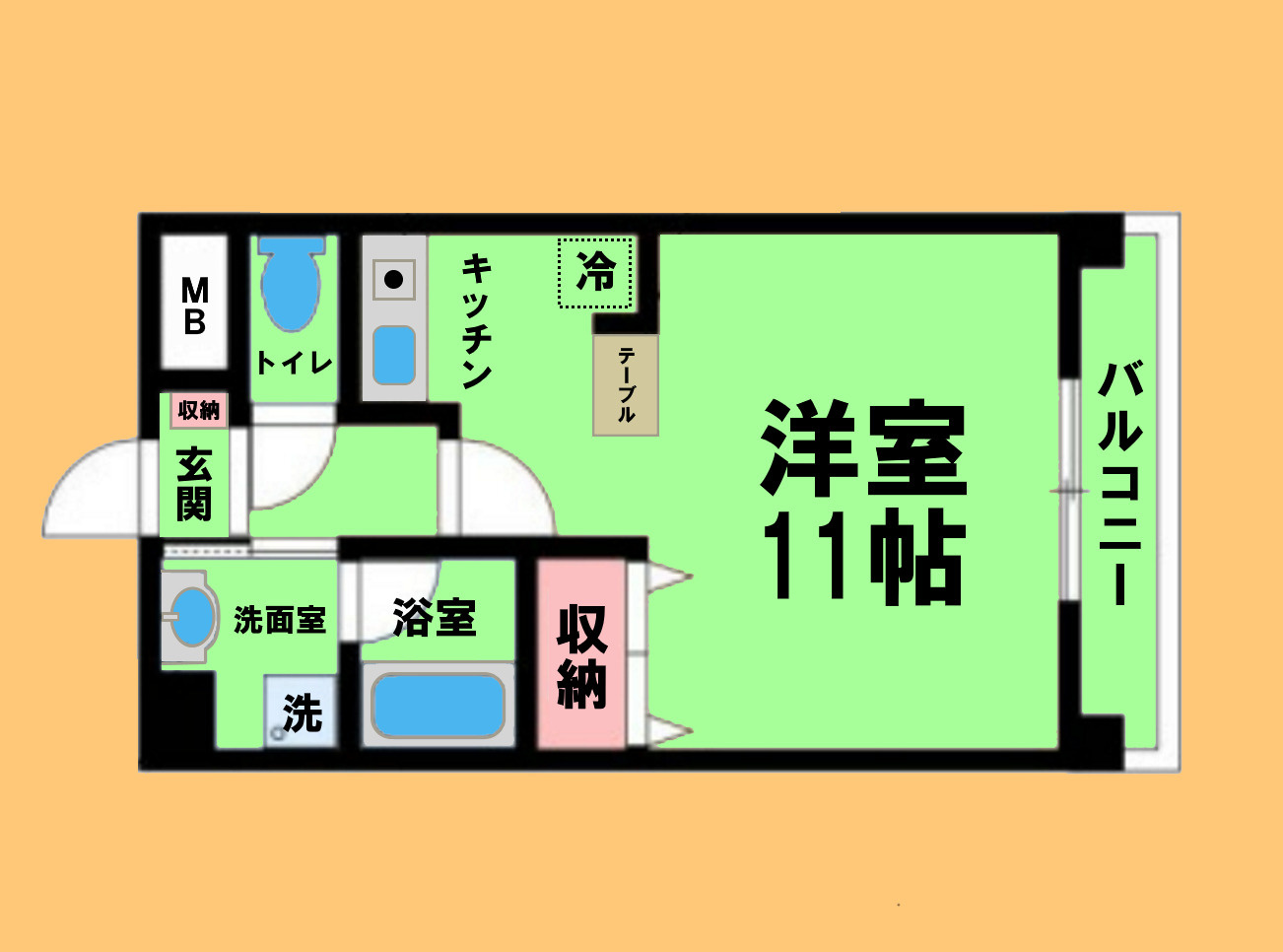 JINの間取り