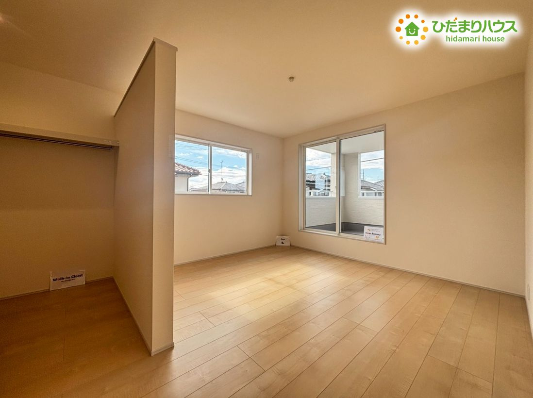 鴻巣市人形3丁目　新築戸建　リーブルガーデン01の寝室|主寝室：8帖