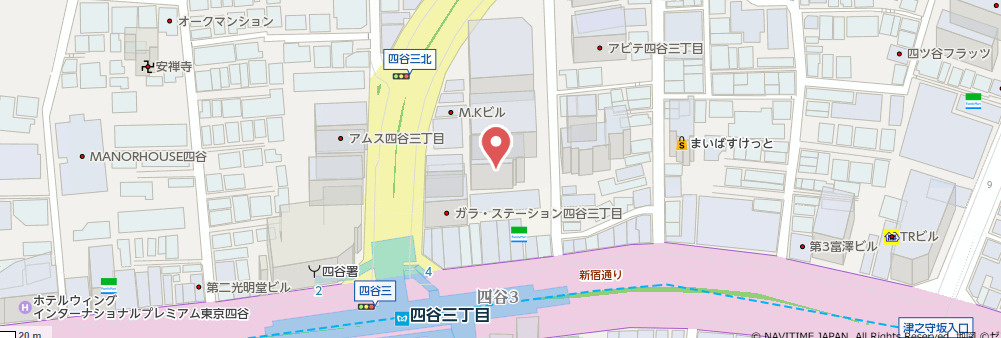 新宿区船町アルテシモレフィナの地図