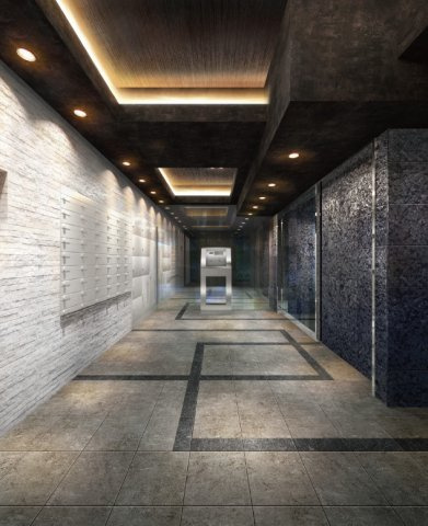 新宿区船町アルテシモレフィナのエントランス|毎日通るエントランスはこのようになっています